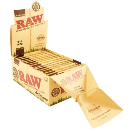 Raw – Organic Hemp Artesano – King Size Slim – 32 leaves/pack