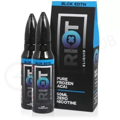 Pure Frozen Acai Shortfill E-Liquid by Riot Squad Black Edition 50ml