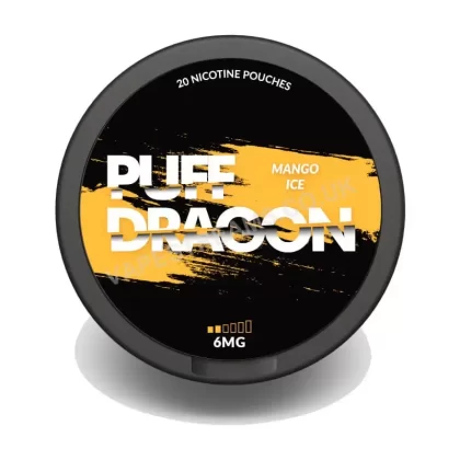 Puff Dragon Mango Ice Nicotine Pouch - Vapestreams Co