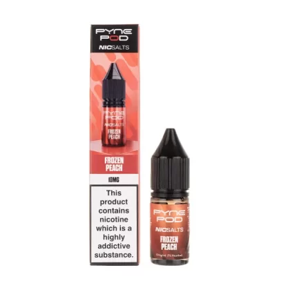 Frozen Peach Nic Salt E-Liquid by Pyne Pod - Vapesuperstore Co