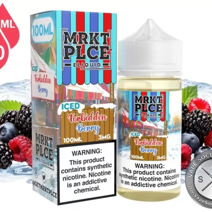 Iced Forbidden Berry by MRKT PLCE 100ml - Vape Product, Vape Product
