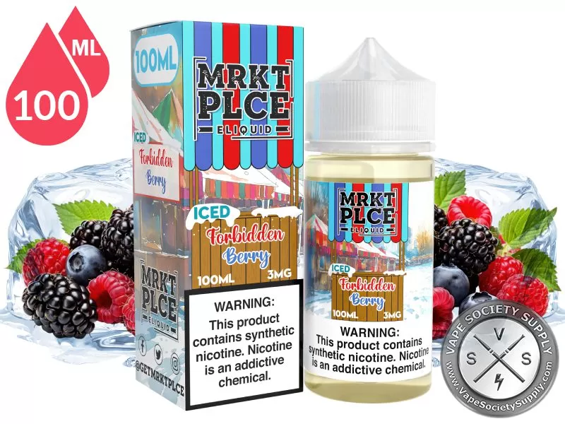 Iced Forbidden Berry by MRKT PLCE 100ml - Vape Product, Vape Product