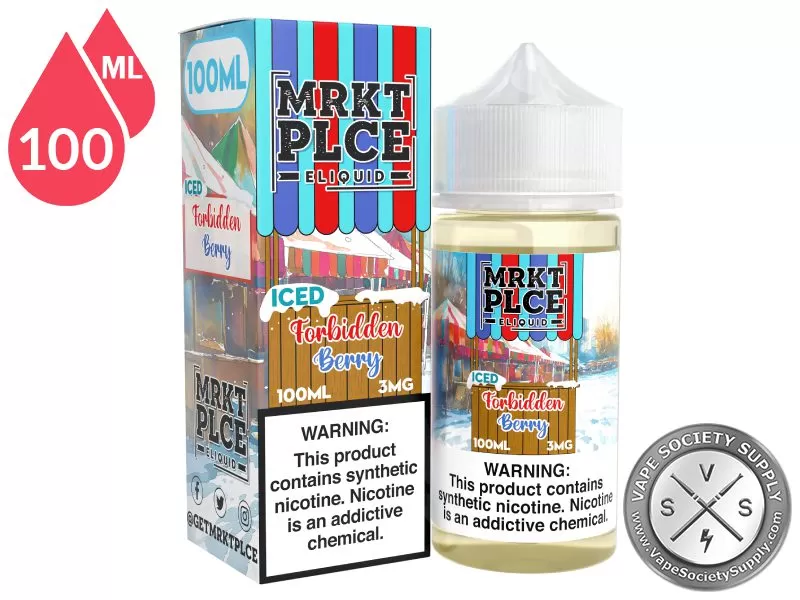 Iced Forbidden Berry by MRKT PLCE 100ml - Vape Product, Vape Product - Image 3