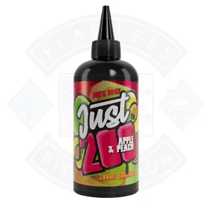 Just 200 by Joe’s Juice Apple & Peach 0mg 200ml Shortfill