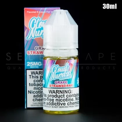Cloud Nurdz – Grape Strawberry Iced Nic Salt 30ml