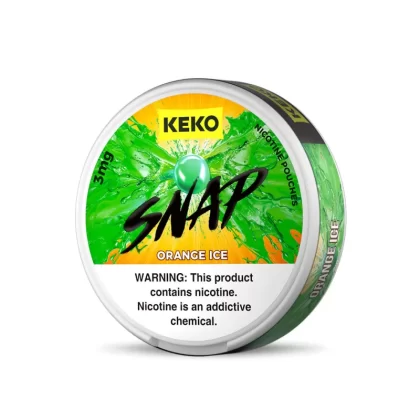 KEKO "SNAP" - Orange Ice - Nicotine Pouch (15 Count) - 1-Pack / 3MG