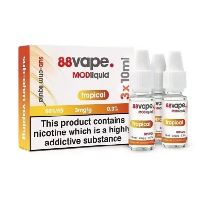Tropical Fruits MOD E-Liquid by 88vape (3 x 10ml) - 3mg