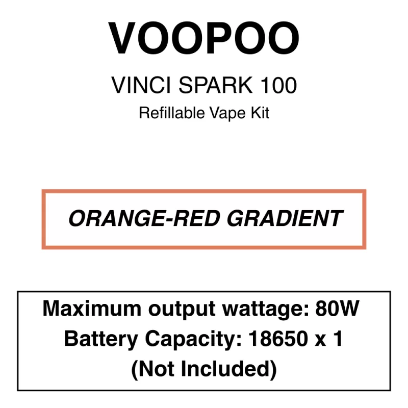 Voopoo – Vinci Spark 100 – Mod Kit – Batteries Not Included - Vapeys Co Nz - Image 3