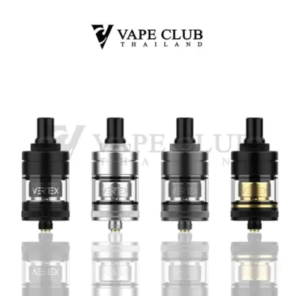 Hellvape Vertex MTL RTA - Stainless Steel, Gun Metal (8DA60C)