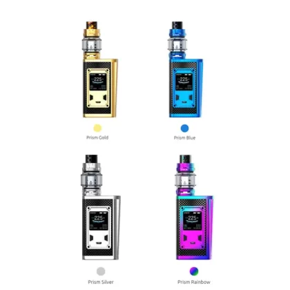 SMOK Majesty 225W Luxe Edition Kit Carbon Fiber Edition With TFV12 Prince Tank -8ML - Prism Blue