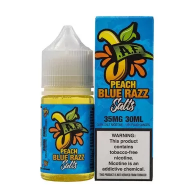 Peach Blue Razz by Juicy AF TFN Salt Series 30mL