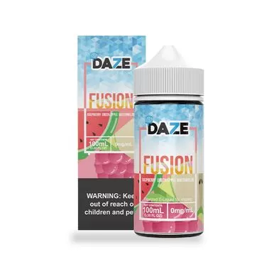 Raspberry Green Apple Watermelon Iced | 7 Daze | 100mL - 0MG