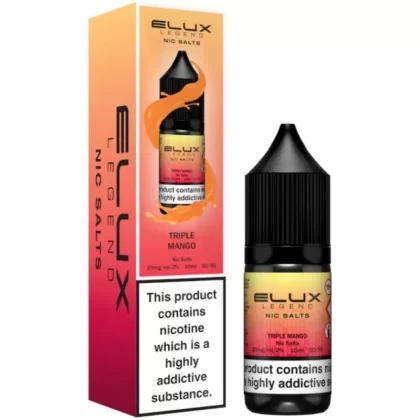Triple Mango Nic Salt E-Liquid Legend Series by ELUX (10ml) - 10mg