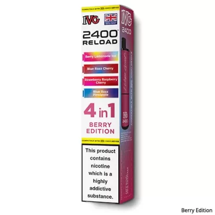 Berry Edition Prefilled Pods by IVG 2400 - Ecigarettedirect Co