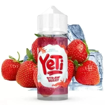 Strawberry YETI 100ML E-Liquid – Fruity Ice Cold Series 70VG/30PG 0mg/ml