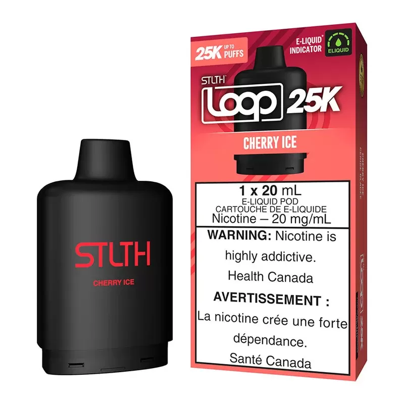 STLTH Loop 25K E-Liquid Pod Pack – Cherry Ice