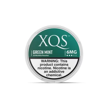 XQS Nicotine Pouch - Green Mint (20 Count) - 2MG