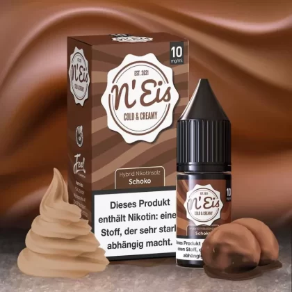 n’EIS Hybrid Nikotinsalz Liquid – Schokolade - 10mg/ml