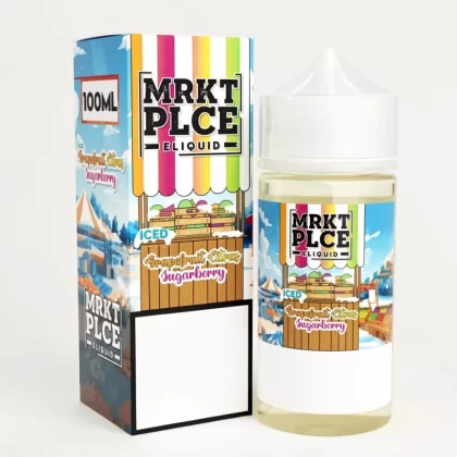 ICED Grapefruit Citrus Sugarberry – MRKT PLCE – 100mL Vape - Vape Product; Vape Product, Vape Product