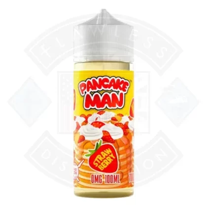 Vape Juice Pancake Man – Strawberry 0mg 100ml Shortfill