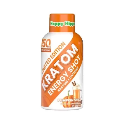 Happy Hippo Kratom Energy Shot 2oz - flavors#Blue Razzle>NEW Dill Pickle [Limited Edition]>Grapelicious>Fruit Punch Party>Pink Lemon Drop>Cherry PomPom>Blue Razzle CASE (12ct)>Grapelicious C