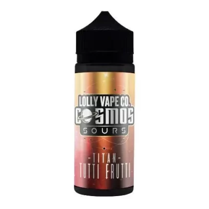 TITAN TUTTI FRUTTI E LIQUID BY LOLLY VAPE CO – COSMOS SOURS 100ML 80VG