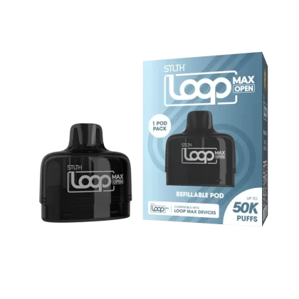 STLTH LOOP MAX OPEN POD PACK - BLACK - Device (wholeseller), Device