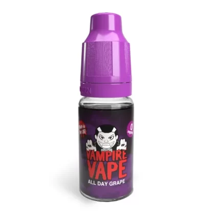 Vampire Vape All Day Grape E-Liquid – 3mg, 6mg, 12mg & 18mg – 50ml, 100ml, 200ml