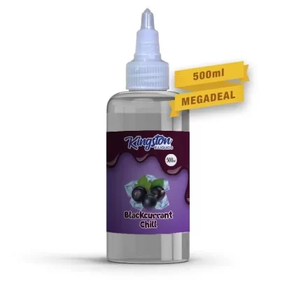 KINGSTON BLACKCURRANT CHILL 500ML SHORTFILL E-LIQUID