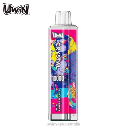 UWIN Vape Sydney – UWIN CRYSTAL 10000 DISPOSABLE VAPE Strawberry Kiwi 428LB11