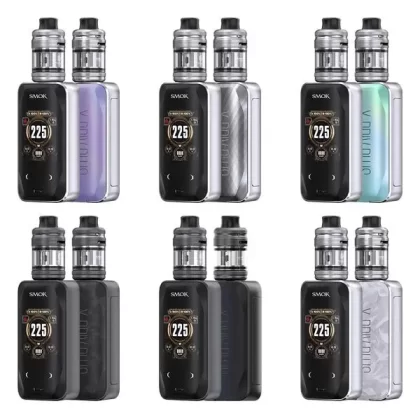SMOK X-PRIV PLUS KIT - Color#BLACK>BLACK SHELL>MINERAL GREEN>PURPLE>WHITE SHELL>SILVER LINES