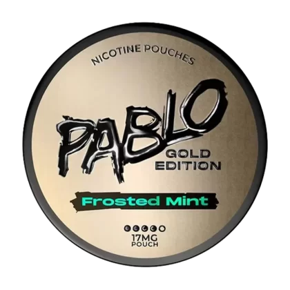 Frosted Mint Pablo Gold Edition Nicotine Pouches - 17mg - Vape Product (E9CE5C)