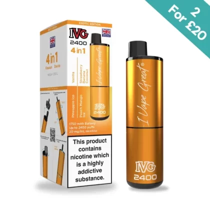 Exotic Edition – IVG 2400 4-in-1 reloaded Pre-Filled Kit