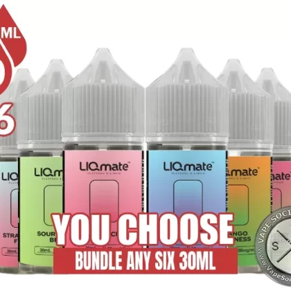 LIQmate Salt Bundle 6x30ml (180ml)
