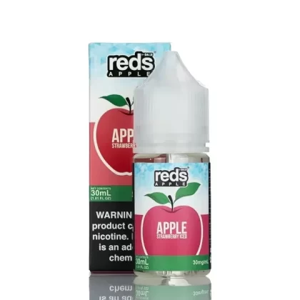 7 Daze Salt Series – Reds Apple Strawberry Iced – 30ml