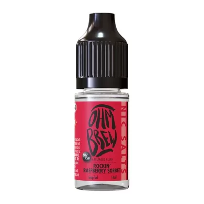 Rockin Raspberry Sorbet By Ohm Brew Balanced Blends 10ml Salt
