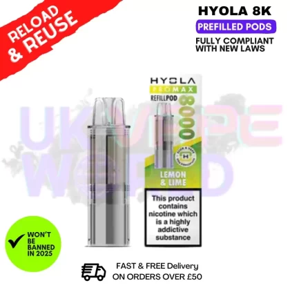 Lemon & Lime Hyola Pro Max 8000 Replacement Pod