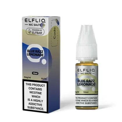 Elfliq Blue Razz Lemonade Nic Salts by Elf Bar