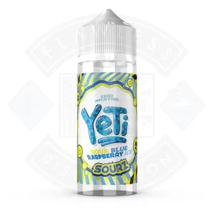 Yeti Sourz Blue Raspberry Ice 0mg 100ml Shortfill E-Liquid