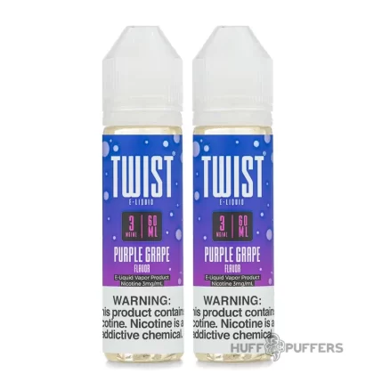 Twist E-Liquids – Purple Grape (Grape Berry Mix) 120mL - Nicotine Strength#0mg>3mg>6mg