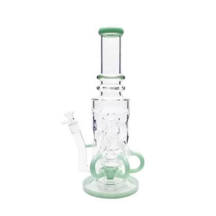 Tubular Swiss Perc Bong – 15in