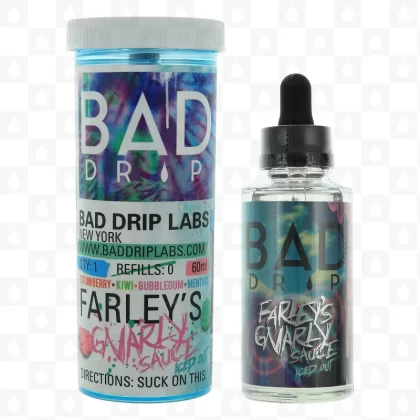 FARLEY’S GNARLY SAUCE ICED BAD DRIP LABS 60ML – 3MG - Vapebar Pk