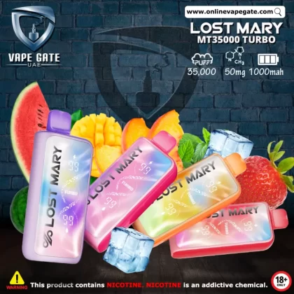 Lost Mary MT35000 Turbo Rechargeable Disposable Vape (35,000 Puffs) - 50 mg / Kiwi Passionfruit Guava