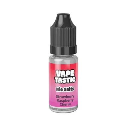 Strawberry Raspberry Cherry Nic Salts By Vapetastic 10ml - 5mg
