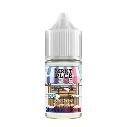 Brazberry Grape Acai Iced Nicotine Salt by Mrktplce - Size#30ml~Nicotine#24MG>48MG