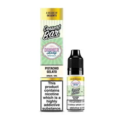DINNER LADY DESSERT BAR PISTACHIO GELATO 10ML NIC SALT E-LIQUID
