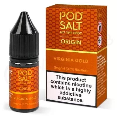 Virginia Gold Nic Salt E-Liquid by Pod Salt Origin - Ecigpremium