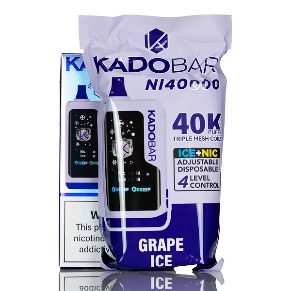 Kado Bar NI40K 40000 Puffs Disposable Vape - 24mL - Strawberry Watermelon Ice - Image 2