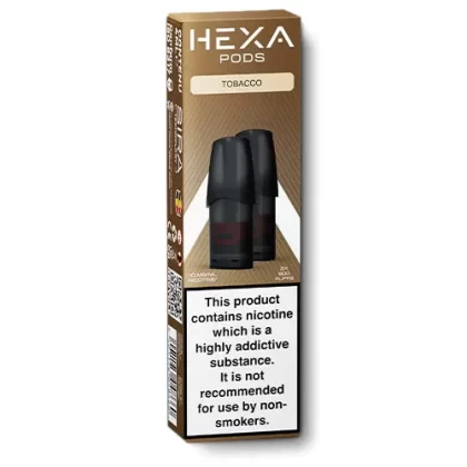 Tobacco One/Move Pods by Hexa - 10 mg/ml, 18 mg/ml
