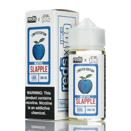 7 Daze Reds Apple x Keep It 100 - Slapple Menthol - 100ml - 3mg